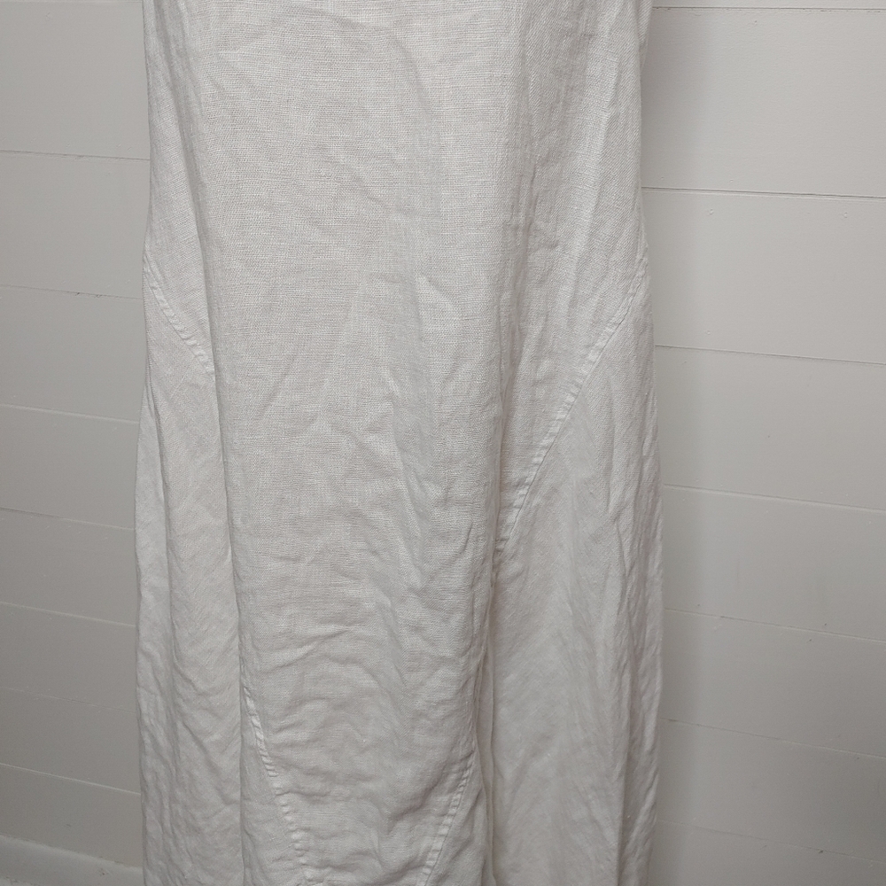 Kokomarina 100% linen white lagenlook cocoon dress S - Picture 4 of 12
